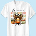 Grandma's Pumpkin Patch Retro Style Personalized Shirt